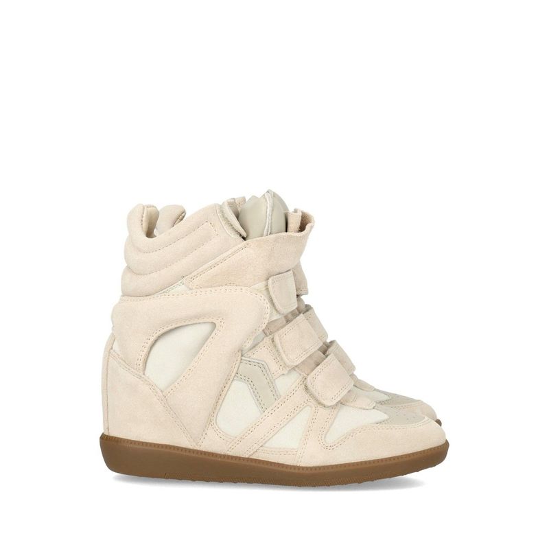 Isabel Marant Women Bekett Sneakers With Leather Wedge